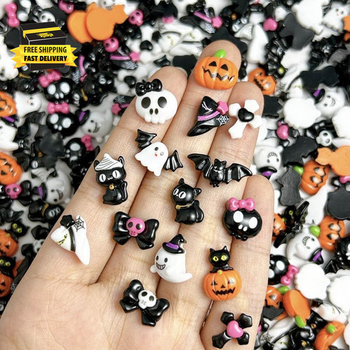 100pcs halloween resin - 100pcs,